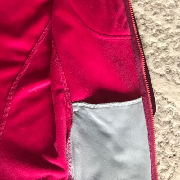 Lands’end Jacket Maroon on outside vary warm - Picture 7 of 7